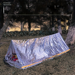 Portable Aluminum Film Tent Emergency Shelter for Outdoor Camping