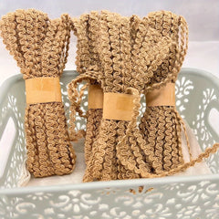 10m Jute Lace Burlap Sewing Decoration Christmas Decor Ribbon For Crafts
