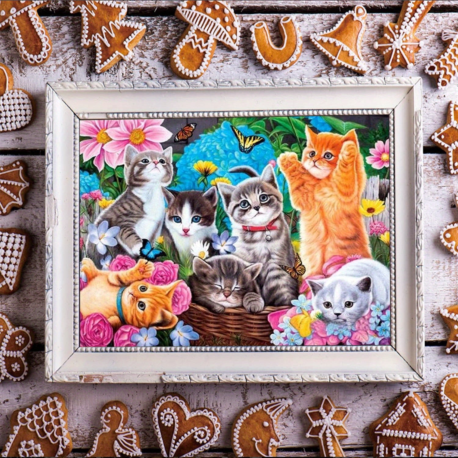 Cats Diamond Painting Kit 5D DIY Diamond Embroidery Set