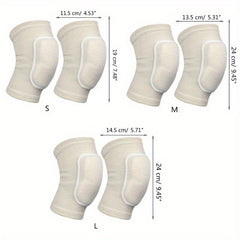 2pcs Thickened Sponge Knee Pad Elastic Compression Non slip Knee Guard