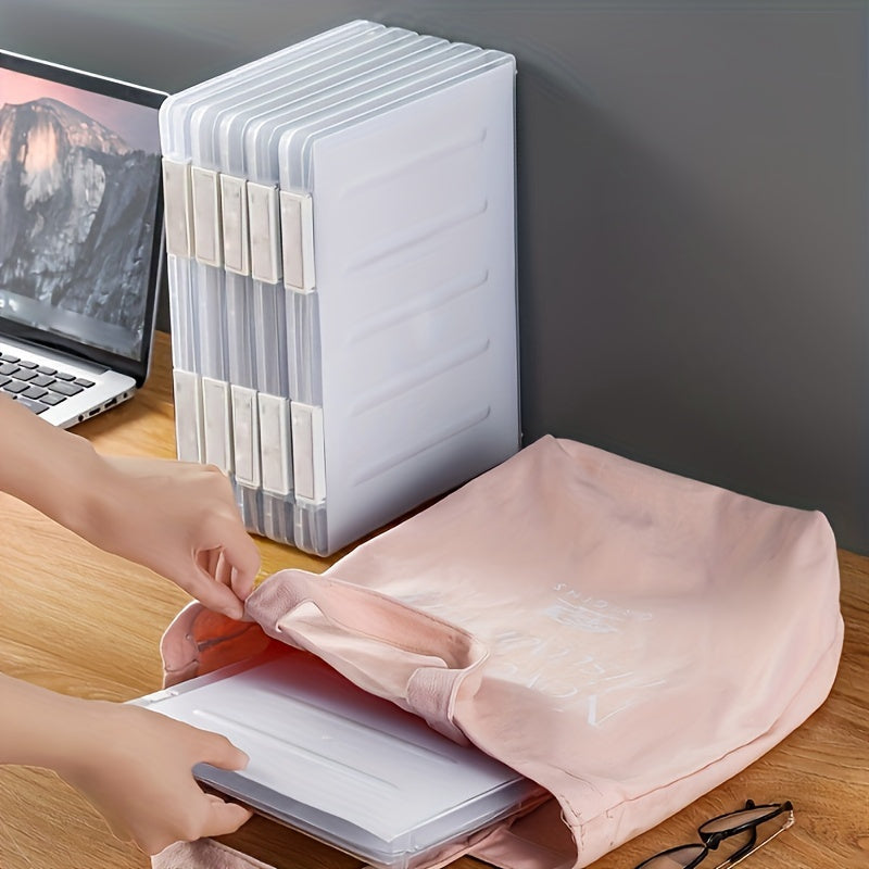 Transparent A4 File Storage Box