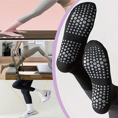 Thermal Yoga Socks Non-Slip Silicone Bottom Indoor Fitness Dance Socks