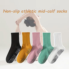 Thermal Yoga Socks Non-Slip Silicone Bottom Indoor Fitness Dance Socks