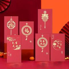 10pcs Chinese Year Red Envelope Lucky Money For Spring