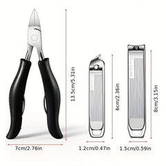 16pcs Nail Clippers Fingernail & Toenail Cutter Manicure Tool