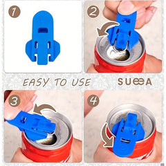 6pcs Handheld Can Opener Beer Easy To Use Two In One Small Artifact Dustproof
