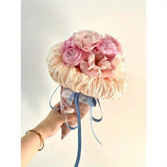 20 Sheets Pearlescent Pear Paper Rose Flower Liner Paper Bouquet Bag