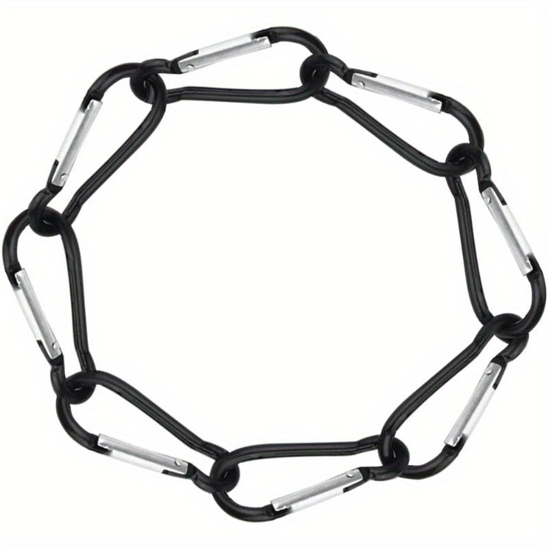 6pcs Aluminum Alloy Carabiner Clips for Hiking Camping Travelling