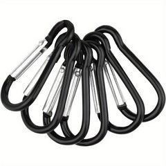 6pcs Aluminum Alloy Carabiner Clips for Hiking Camping Travelling