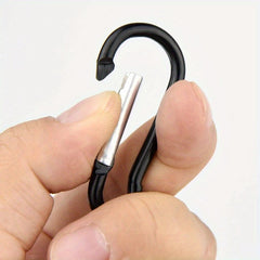 6pcs Aluminum Alloy Carabiner Clips for Hiking Camping Travelling