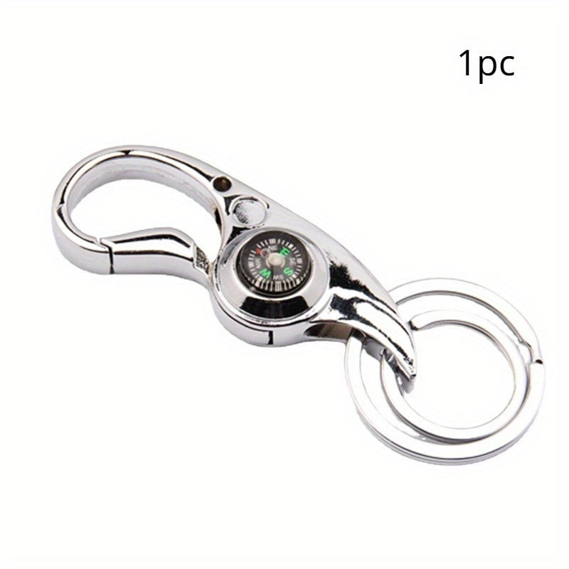 Retro Metal Keychain Keyring Compass Gift Men Women