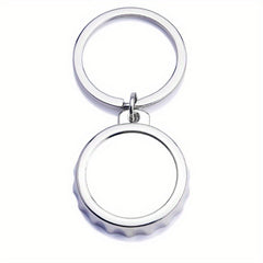 Metal Keychain With Bottle Opener Keyring Pendant Ornament