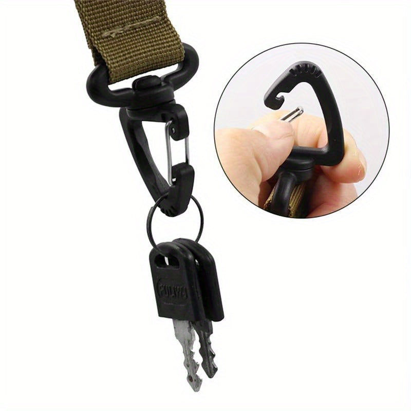 Outdoor Keychain Gear Clip Pouch Belt Holder for Hiking Camping
