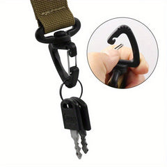 Outdoor Keychain Gear Clip Pouch Belt Holder for Hiking Camping