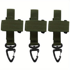 Outdoor Keychain Gear Clip Pouch Belt Holder for Hiking Camping