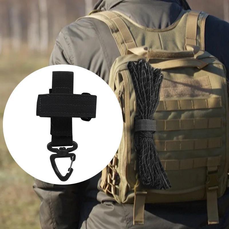 Outdoor Keychain Gear Clip Pouch Belt Holder for Hiking Camping