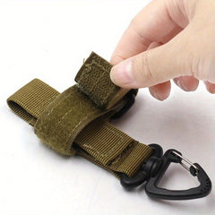Outdoor Keychain Gear Clip Pouch Belt Holder for Hiking Camping
