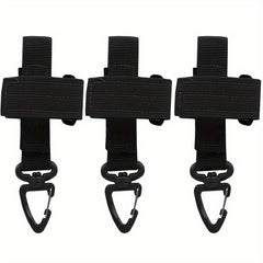 Outdoor Keychain Gear Clip Pouch Belt Holder for Hiking Camping
