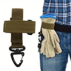 Outdoor Keychain Gear Clip Pouch Belt Holder for Hiking Camping
