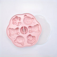 Bear Ice Cube Mold Silicone Kitchenware For Home & Outdoor Ramadan Gift