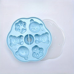 Bear Ice Cube Mold Silicone Kitchenware For Home & Outdoor Ramadan Gift