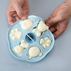 Bear Ice Cube Mold Silicone Kitchenware For Home & Outdoor Ramadan Gift