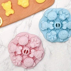 Bear Ice Cube Mold Silicone Kitchenware For Home & Outdoor Ramadan Gift