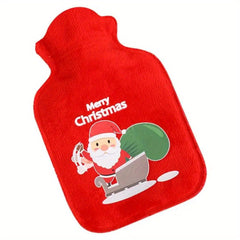 1pc Christmas Winter Hand Warmer Mini Cartoon Hot Water Bottle