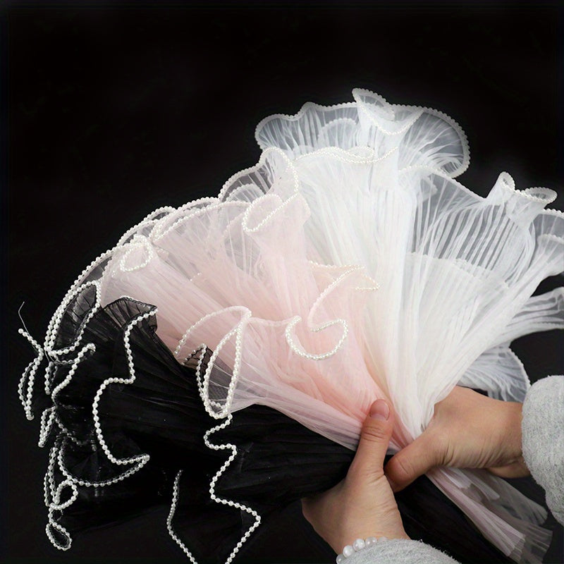 Wave Gauze Net Lace for Flower Packaging Cake Edging