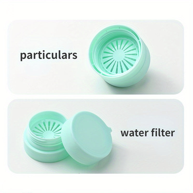 600ml Portable Anti-fall Water Cup Clear Leakproof Bottle With Scale & Filter