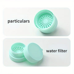 600ml Portable Anti-fall Water Cup Clear Leakproof Bottle With Scale & Filter