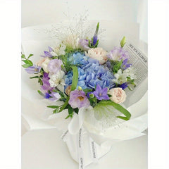 Flower Wrapping Paper Eucalyptus Bouquet DIY Material