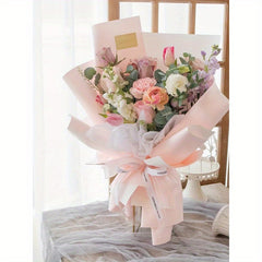 Flower Wrapping Paper Eucalyptus Bouquet DIY Material