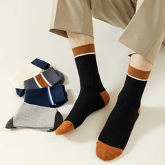 Men's Crew Socks 6 Pairs Winter Sport Sweat Absorption Anti Odor