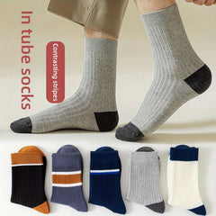 Men's Crew Socks 6 Pairs Winter Sport Sweat Absorption Anti Odor
