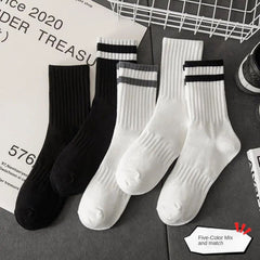 Men's Crew Socks 6 Pairs Winter Sport Sweat Absorption Anti Odor