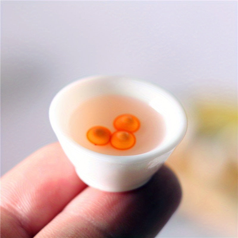Dollhouse Kitchen Food Play Egg Bowl Olive Tool Model Shooting Props Toys