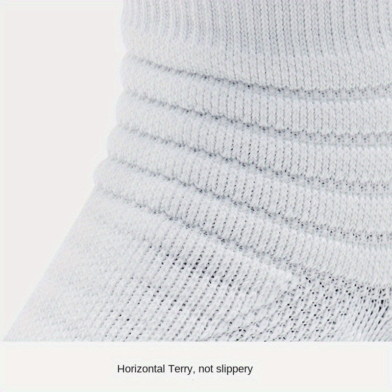 3 Pairs Outdoor Cotton Socks for Running Basketball Thickened Sports Socks