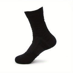 3 Pairs Outdoor Cotton Socks for Running Basketball Thickened Sports Socks