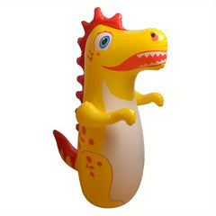 Inflatable Cartoon Dinosaur Wobbly Toy - Family Outdoor Game