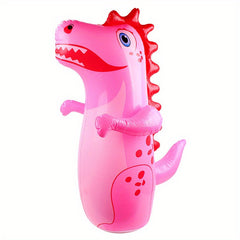 Inflatable Cartoon Dinosaur Wobbly Toy - Family Outdoor Game