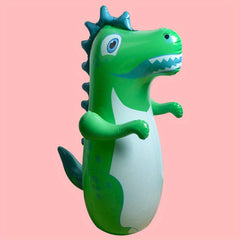 Inflatable Cartoon Dinosaur Wobbly Toy - Family Outdoor Game