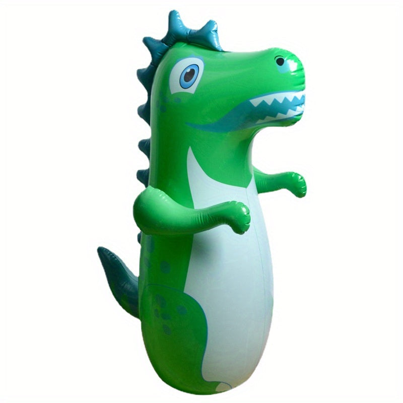 Inflatable Cartoon Dinosaur Wobbly Toy - Family Outdoor Game