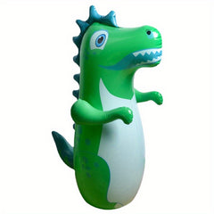 Inflatable Cartoon Dinosaur Wobbly Toy - Family Outdoor Game