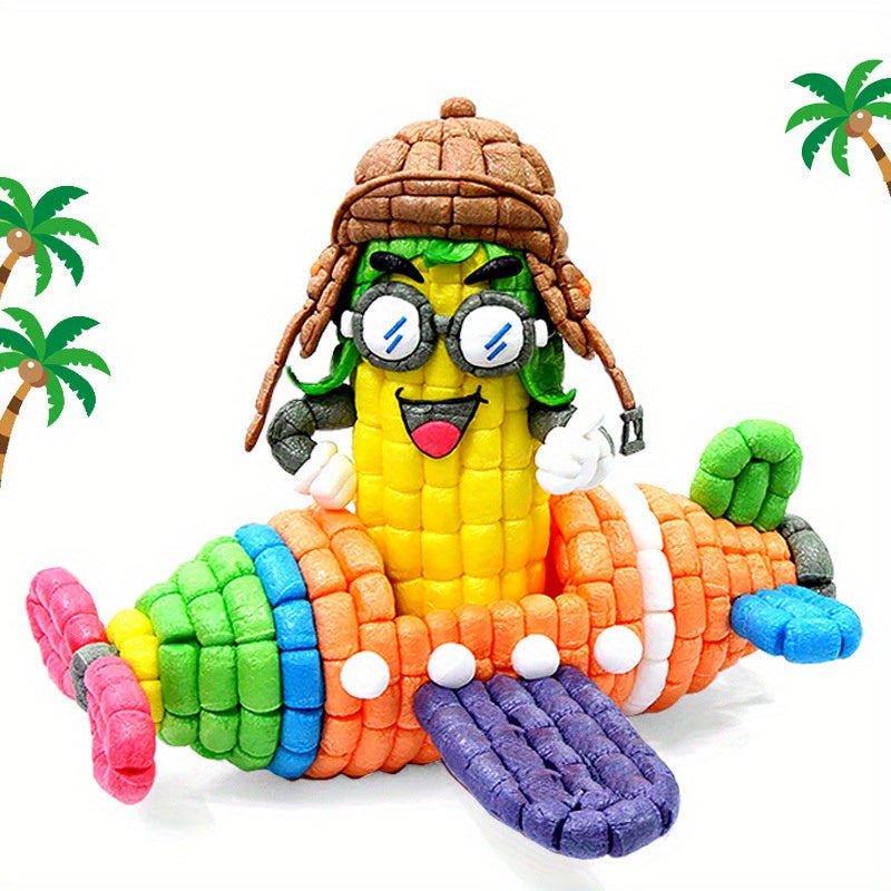 DIY Corn Puzzle Toys Merlot Creative Puzzle Toys for Kids