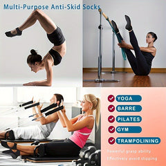 2 Pairs Non-Slip Cushioned Ankle Dance Socks