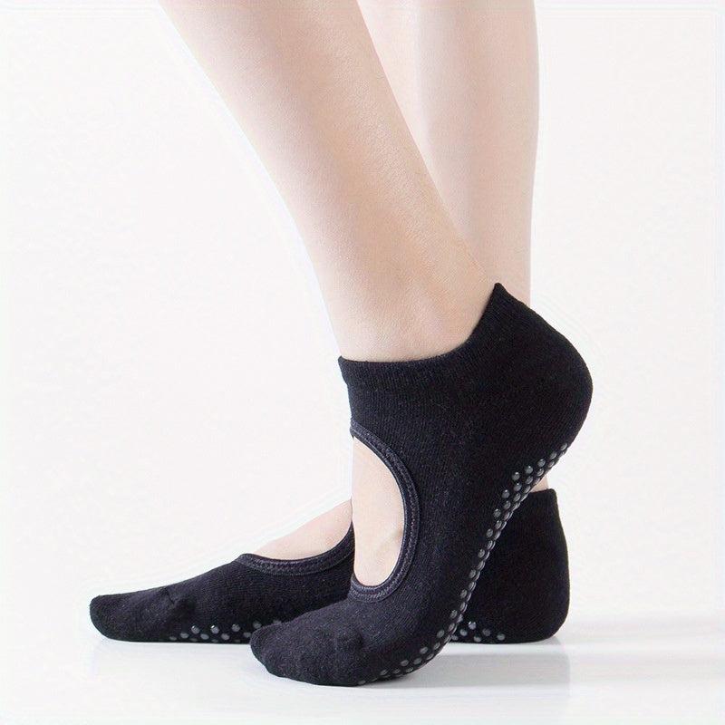 2 Pairs Non-Slip Cushioned Ankle Dance Socks