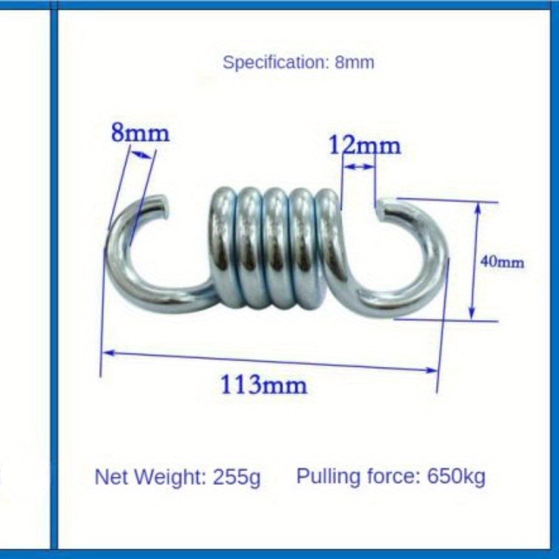 Chair Spring for Porch Swing Galvanized Suspension Hooks