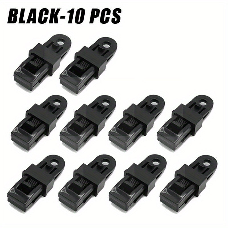 Tent Canopy Clips Tarpaulin Bracket Clips Outdoor Wind Rope Clip Hiking Camping