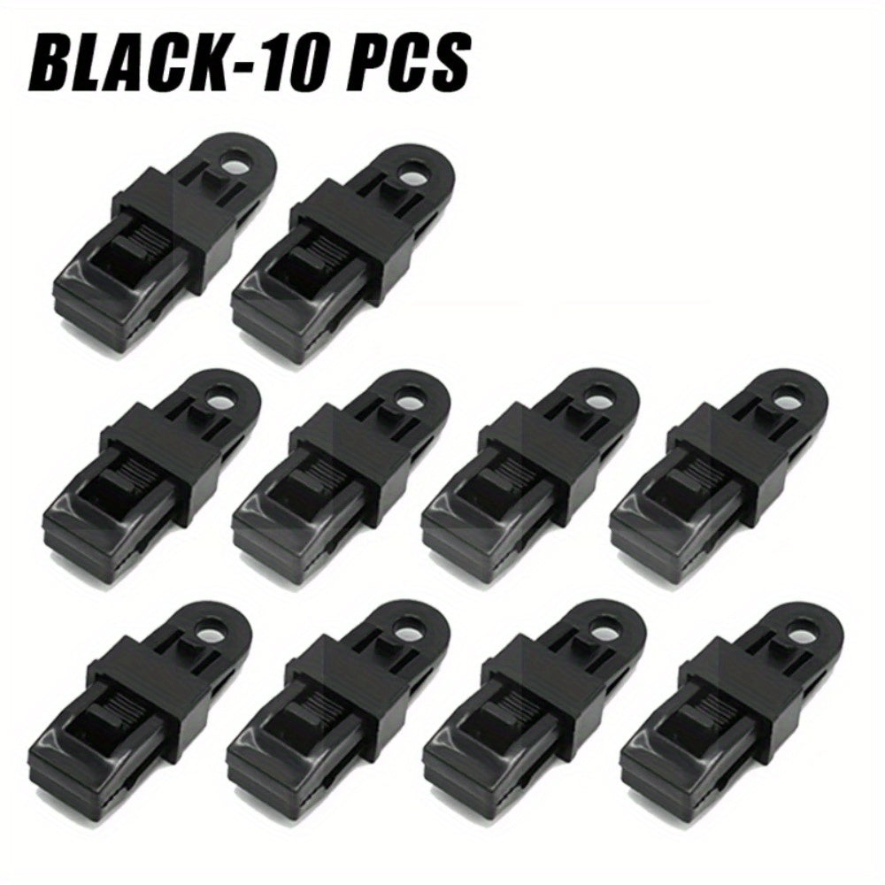 Tent Canopy Clips Tarpaulin Bracket Clips Outdoor Wind Rope Clip Hiking Camping